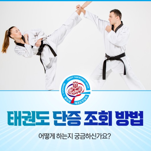 태권도 단증 조회